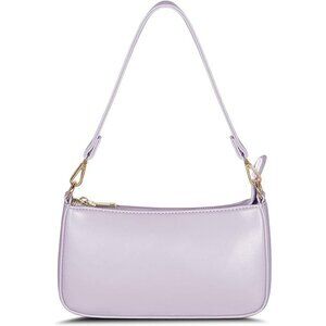 NWT NIUEIMEE ZHOU Shoulder‎ Or Clutch Bag for Women Color Purple
